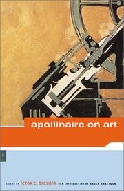 Cover of: Apollinaire on Art by Guillaume Apollinaire, Roger Shattuck