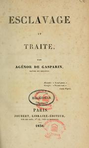 Cover of: Esclavage et traite