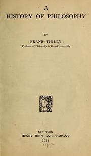 Cover of: Philosophy