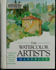 Cover of: WATERCOLOUR: ARTIST'S HANDBOOK.