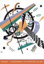 Cover of: Concerning the Spiritual in Art by Wassily Kandinsky