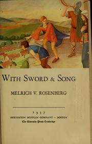 Cover of: With sword & song
