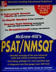 Cover of: McGraw-Hill's PSAT/NMSQT by Christopher Black, Mark Anestis, Christopher Black