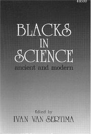 Cover of: Blacks in science by editor, Ivan Van Sertima.