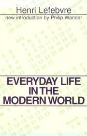 Cover of: Everyday life in the modern world