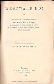 Cover of: Westward ho! by rendered into modern English by Charles Kingsley