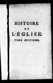 Cover of: Histoire de l'église: dédiée au roi