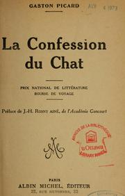 Cover of: La Confession du chat
