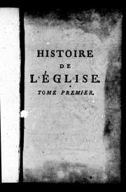 Cover of: Histoire de l'église: dédiée au roi