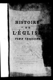 Cover of: Histoire de l'église: dédiée au roi