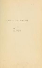 Cover of: Spoon River anthology. by Edgar Lee Masters