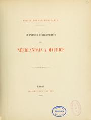 Le premier établissement des Néerlandais à Maurice