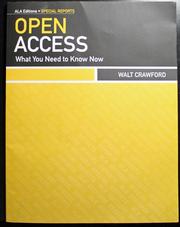 Cover of: Open access: what you need to know now