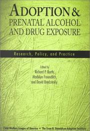 Cover of: Adoption & Prenatal Alcohol and Drug Exposure: Research, Policy, and Practice