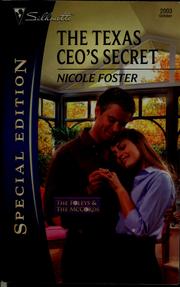 Cover of: The Texas CEO's secret by Nicole Foster