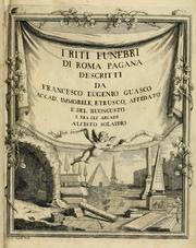 Cover of: I riti funebri di Roma pagana