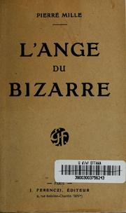 Cover of: L'ange du bizarre