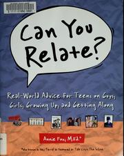Cover of: Can you relate? by Annie Fox