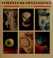 Cover of: Temples of convenience by Lucinda Lambton