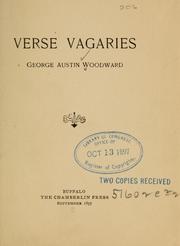 Cover of: Verse vogaries