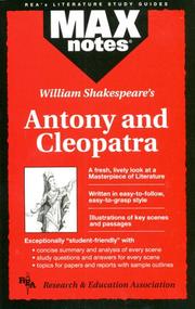 Cover of: William Shakespeare's Antony and Cleopatra
