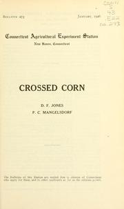 Cover of: Crossed corn by Donald Forsha Jones