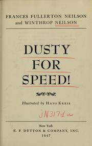 Dusty for speed! by Frances Fullerton Neilson