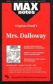 Cover of: Virginia Woolf's Mrs. Dalloway
