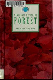 Cover of: Temperate deciduous forest by April Pulley Sayre