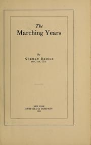 Cover of: The marching years