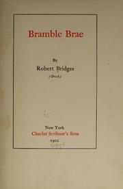 Cover of: Bramble Brae by Bridges, Robert