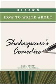 Cover of: Bloom's how to write about Shakespeare's comedies