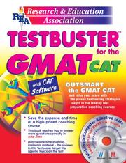 Cover of: REA's testbuster for the GMAT CAT with CD-ROM for both Windows & Macintosh REA's Interactive GMAT TESTware