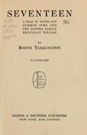 Cover of: Seventeen by Booth Tarkington