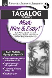 Cover of: Tagalog (Pilipino) Made Nice & Easy (REA) (Languages Made Nice & Easy)