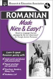 Cover of: Romanian made nice & easy!