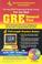 Cover of: GRE General CBT w/ CD-ROM (REA) - The Best Test Prep for the GRE (Test Preps)