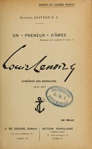 Cover of: Un "preneur d'âmes by Guitton, Georges 1877-