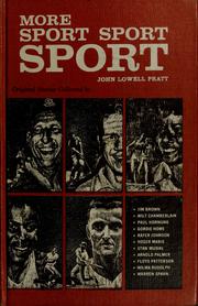 Cover of: More sport, sport, sport | John Lowell Pratt