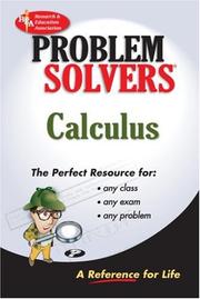 Cover of: The calculus problem solver