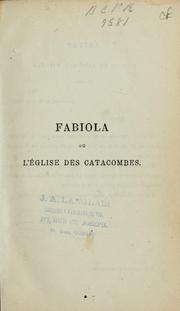 Cover of: Fabiola by Nicholas Patrick Wiseman