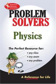 Cover of: Physics Problem Solver (Problem Solvers) by Research and Education Association, Joseph Molitoris