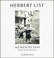 Cover of: Herbert List Memento 1945 by Herbert List