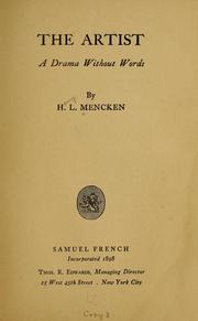 Cover of The artist