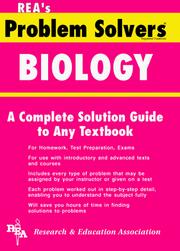 Cover of: biology problem solver