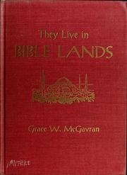 Cover of: They live in Bible lands