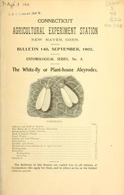 Cover of: The white-fly or plant-house Aleyrodes by Wilton Everett Britton