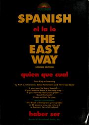 Cover of: Barron's Spanish the easy way by Ruth J. Silverstein
