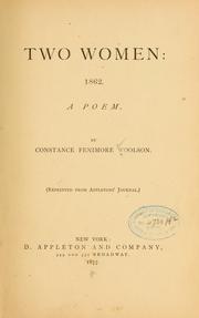 Cover of: Two women, 1862: a poem