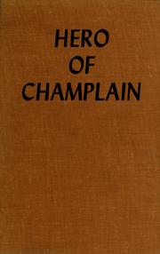Cover of: Hero of Champlain. by Charles Geoffrey Muller